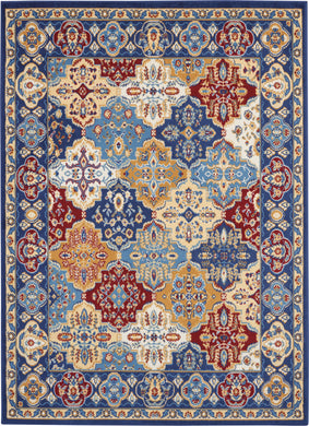Nourison Grafix GRF31 Multicolor 5'x7' Persian Area Rug