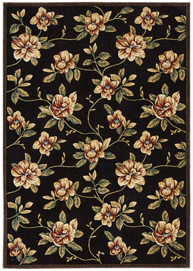 Nourison Cambridge CG08 Black 5'x7'  Area Rug