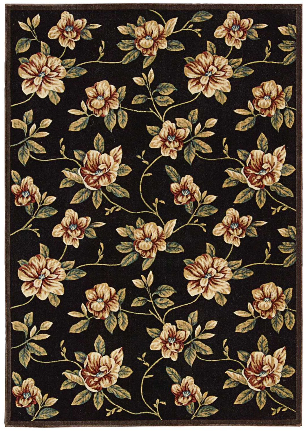 Nourison Cambridge CG08 Black 5'x7'  Area Rug