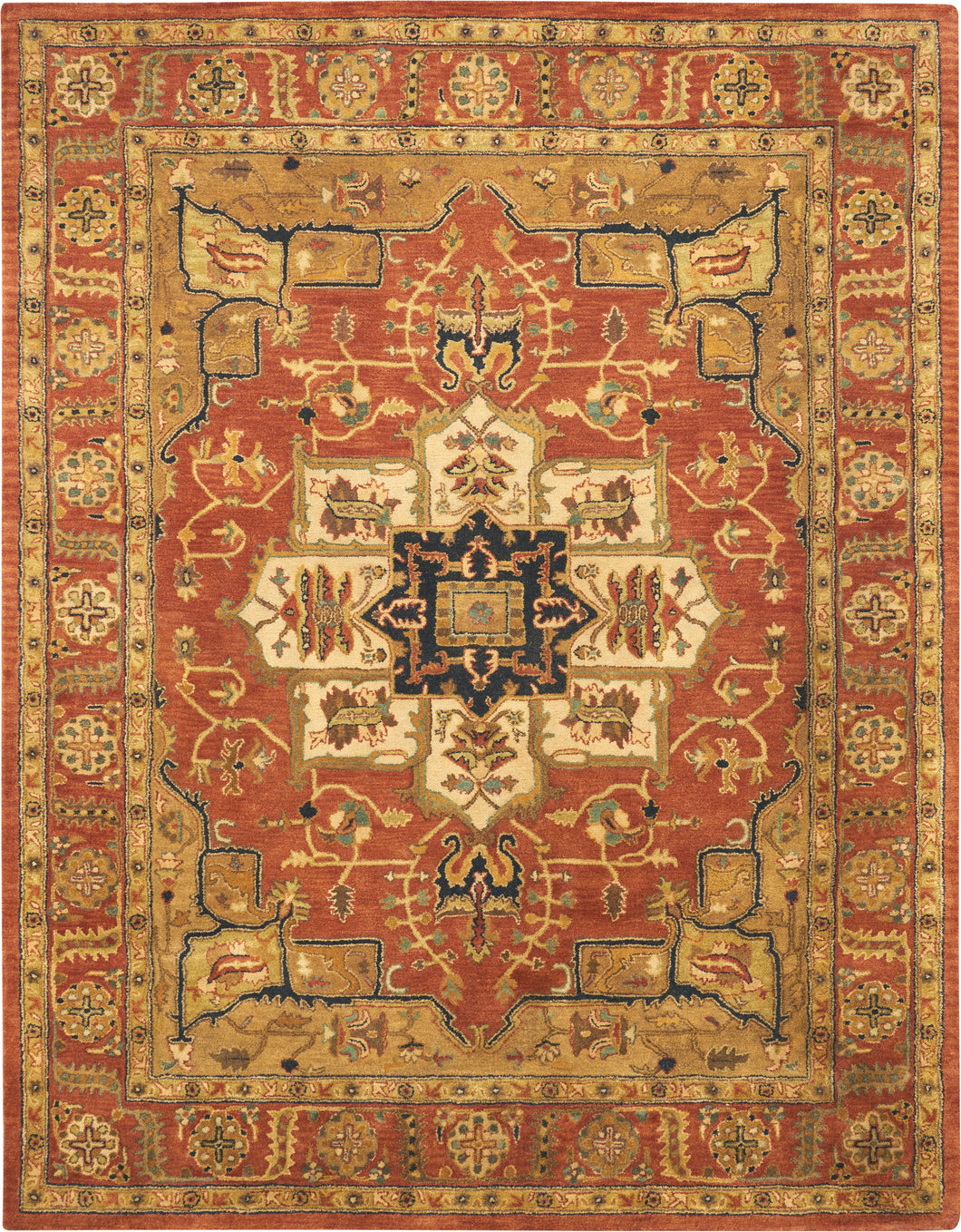Nourison Jaipur JA33 Red Multicolor 8'x10'   Rug