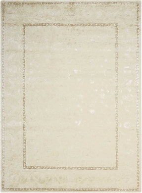 Nourison Symphony SYM03 White 4'x6'  Area Rug
