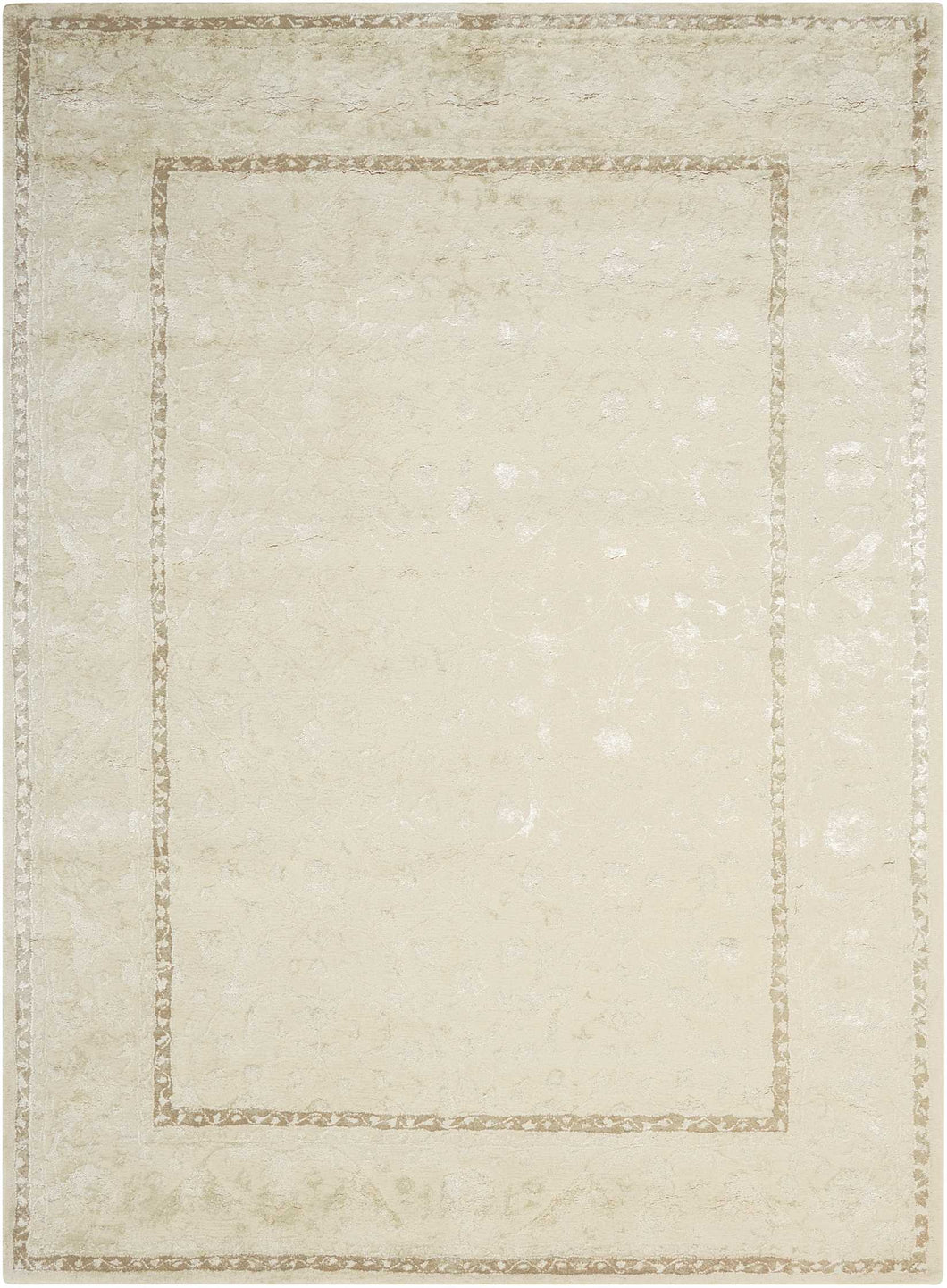 Nourison Symphony SYM03 White 4'x6'  Area Rug