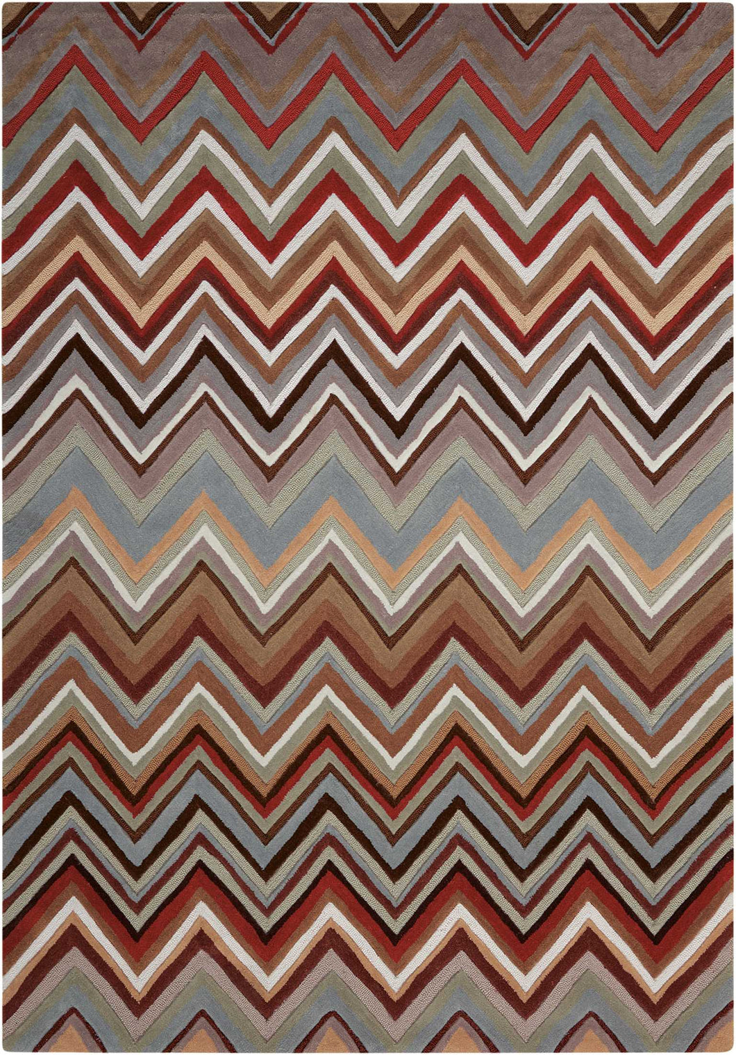 Nourison Contour CON23 Multicolor 5'x8'  Area Rug