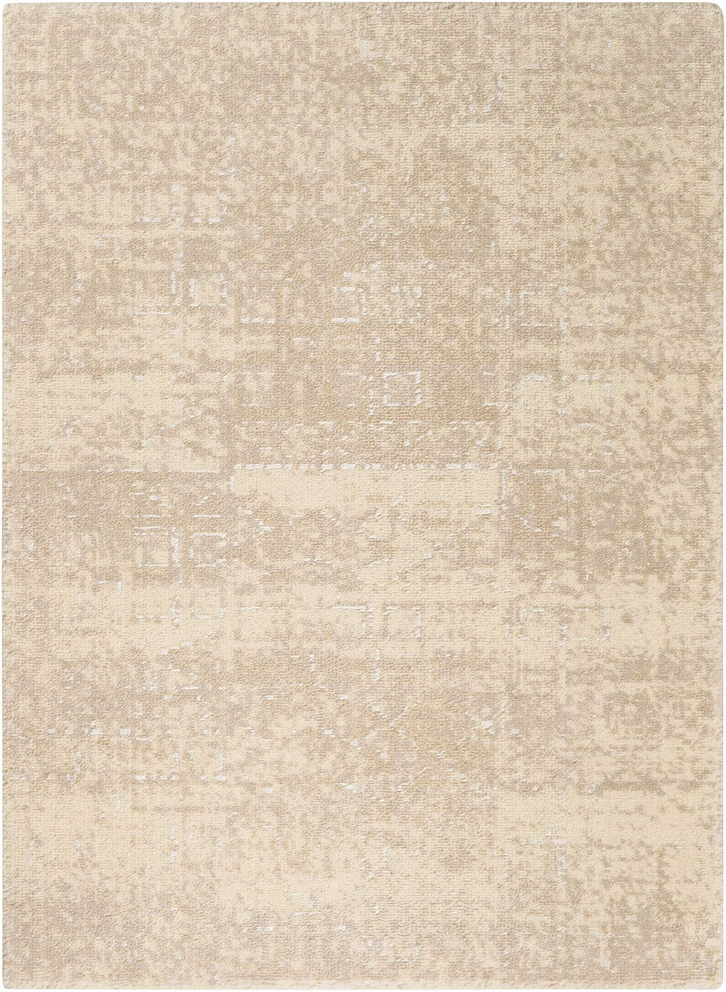 Nourison Silk Elements 2'x3' White  Area Rug
