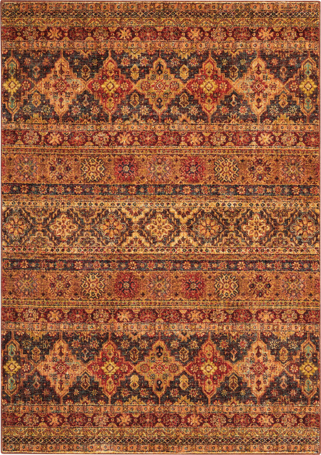 Nourison Jewel JEL03 Beige Multicolor 4'x6' Moroccan Area Rug