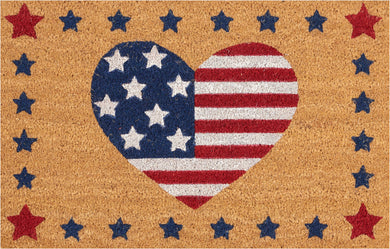 Nourison Casa Bella 2'x3' Red, White, & Blue Americana  Area Rug