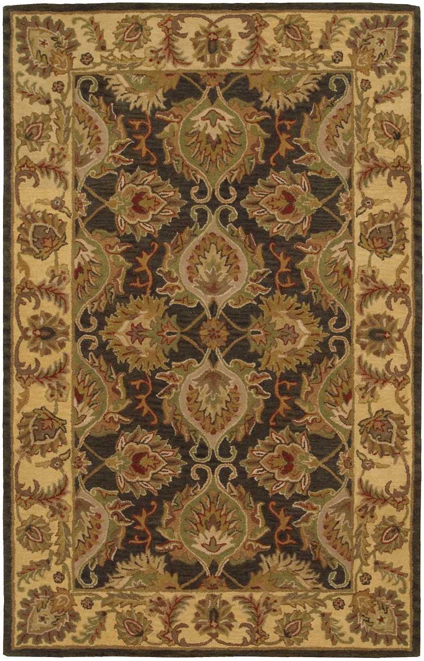 Nourison India House IH59 Green 3'x5'  Area Rug