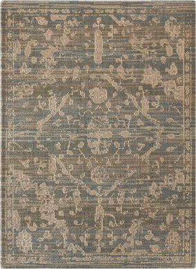 Nourison Silk Elements SKE30 Blue 5'x8'  Area Rug
