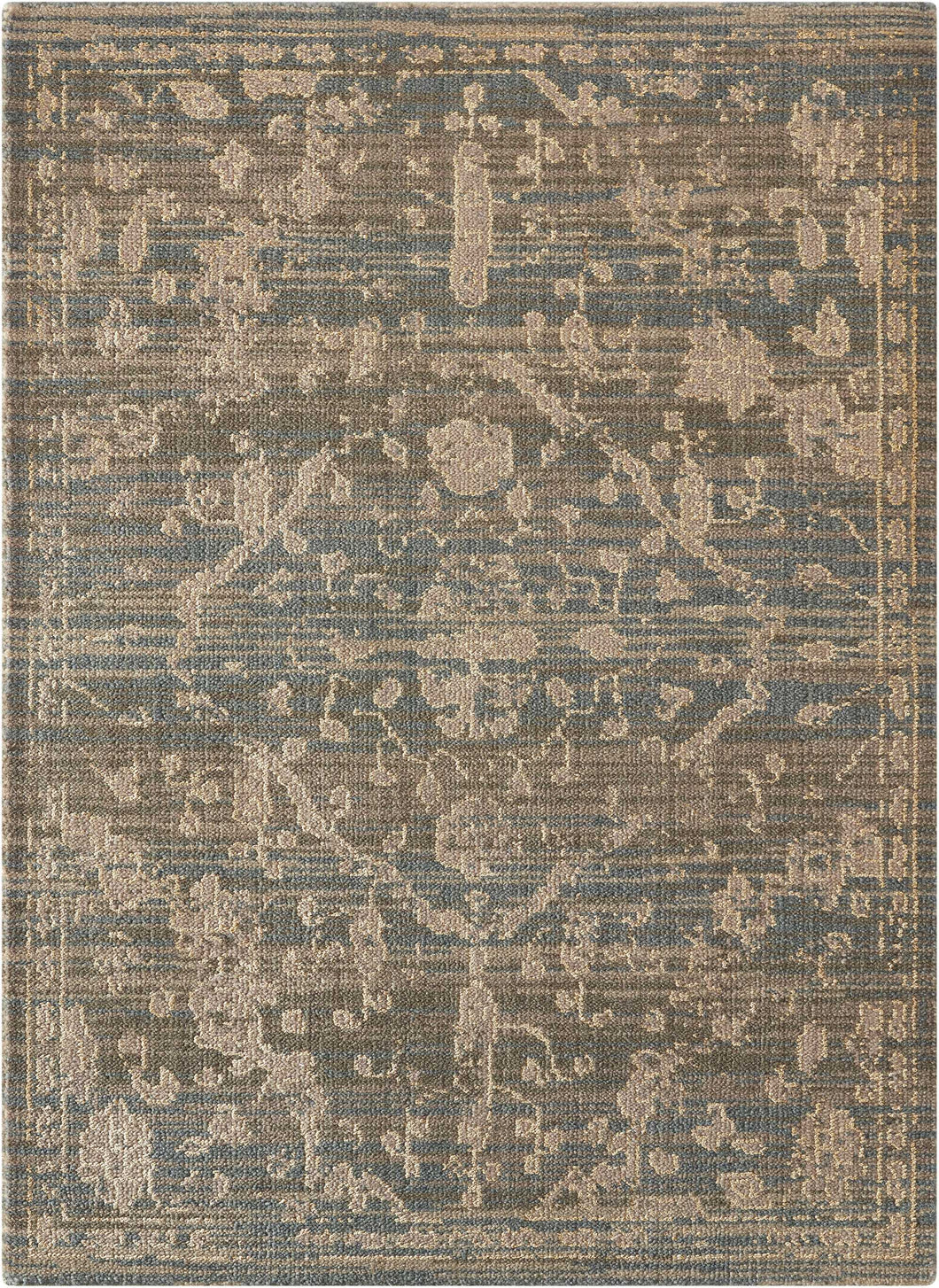 Nourison Silk Elements SKE30 Blue 5'x8'  Area Rug