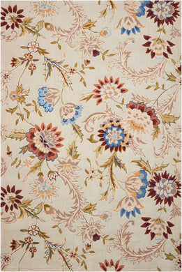 Nourison Gatsby GAT02 Beige 4'x6'  Area Rug