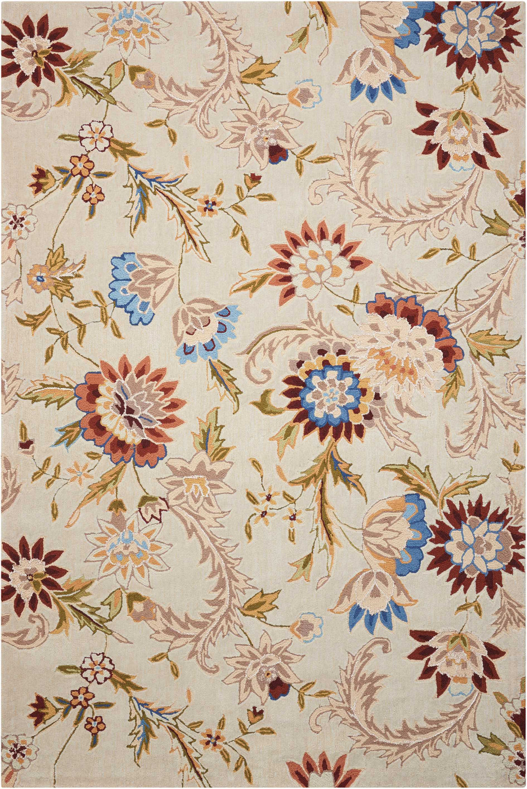 Nourison Gatsby GAT02 Beige 4'x6'  Area Rug