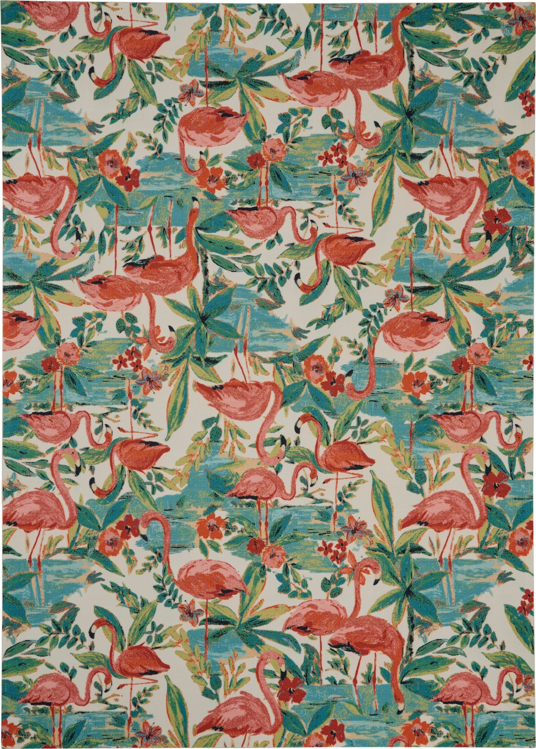 Waverly Sun N Shade SND75 Multicolor 8'x11' Oversized Indoor-outdoor Rug