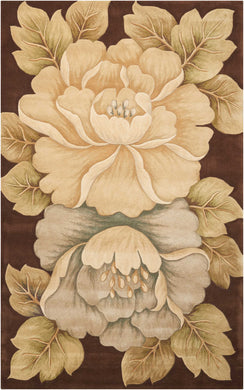 Nourison Tropics TS09 Brown 8'x10'   Rug