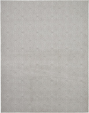 Nourison Urban Chic URC04 White 8'x10' Large  Rug