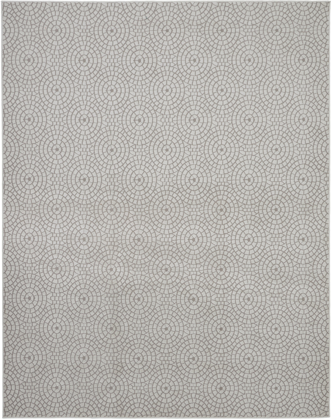 Nourison Urban Chic URC04 White 8'x10' Large  Rug
