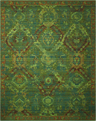 Nourison Timeless TML10 Green 10'x14'   Rug