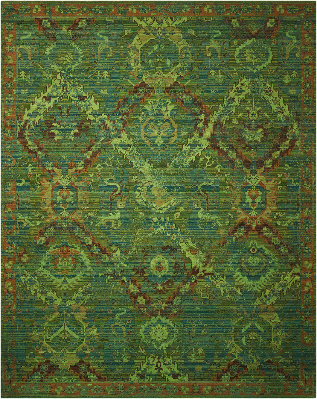 Nourison Timeless TML10 Green 10'x14'   Rug
