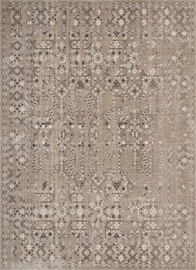kathy ireland Home Silver Screen KI343 Taupe 10'x13' Oversized  Rug