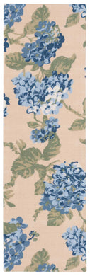 Waverly Sun N Shade SND15 Yellow and Blue 6' Runner  Hallway Rug