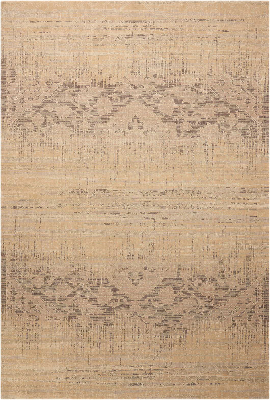 Nourison Silk Elements SKE27 Beige 5'x8'  Area Rug