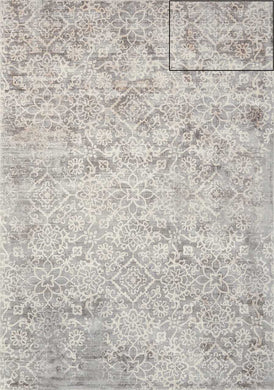 kathy ireland Home Desert Skies DSK03 Grey 4'x6'  Area Rug