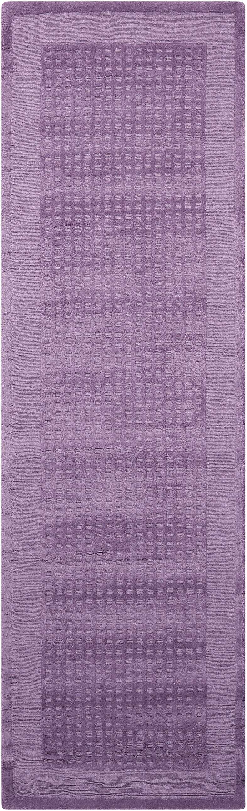Nourison Westport WP30 Purple 8' Runner  Hallway Rug
