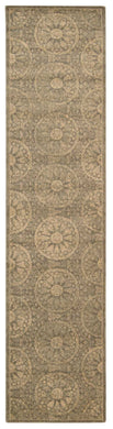 Nourison Silken Allure SLK04 Beige 10' Runner  Hallway Rug