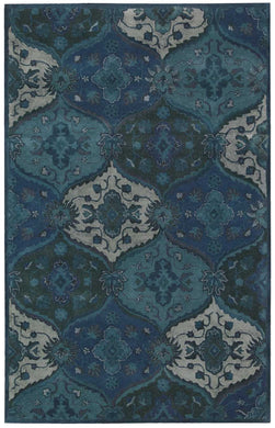 Nourison India House IH88 Blue 3'x5'  Area Rug