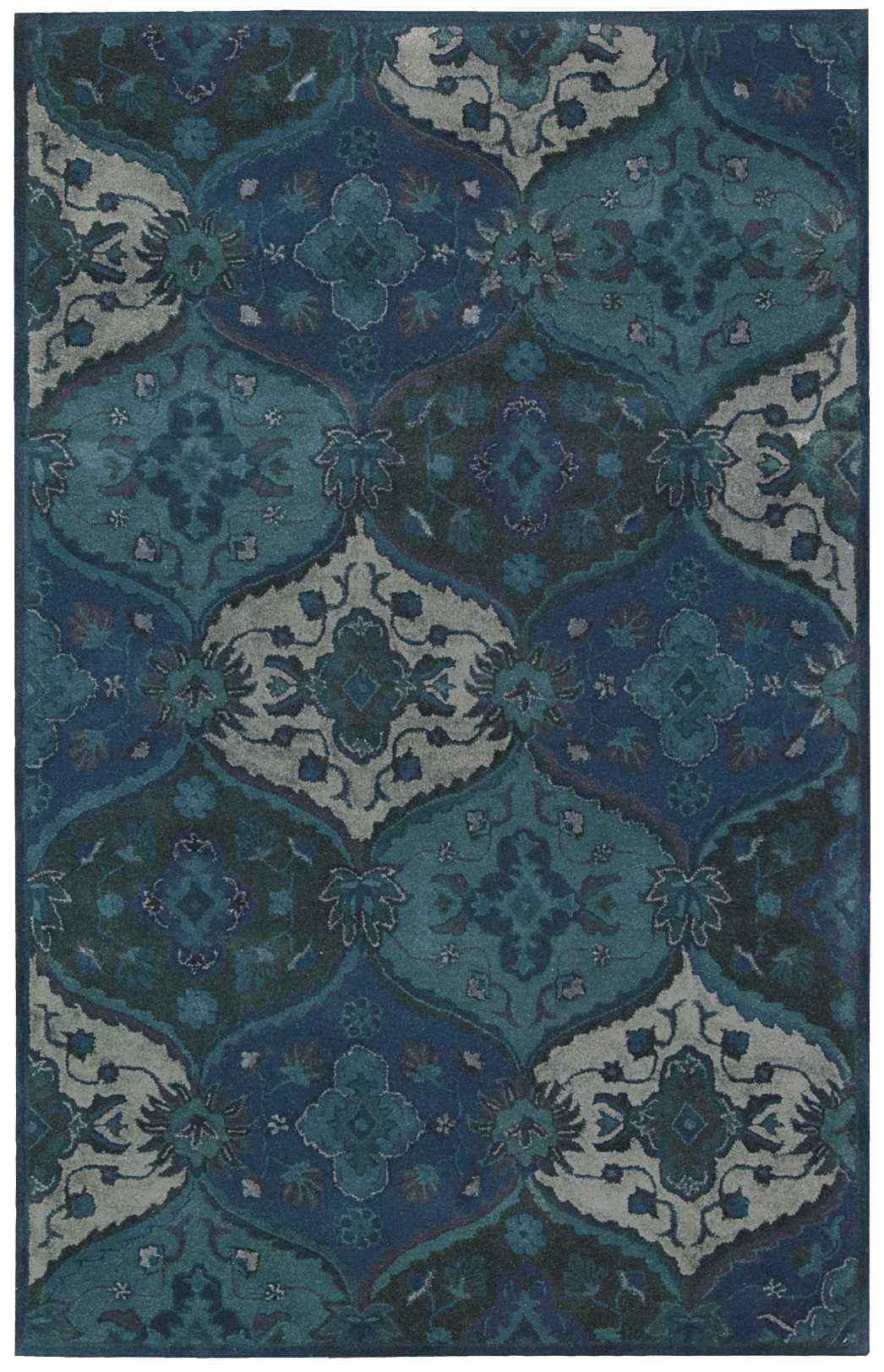 Nourison India House IH88 Blue 3'x5'  Area Rug