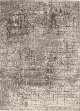 Kathy Ireland KI60 Ivory Shore 5' x 7'  Contemporary  Area Rug
