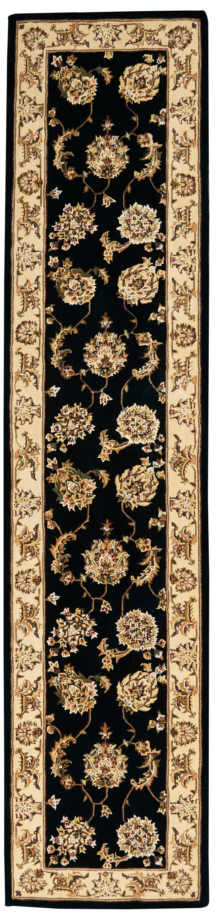Nourison 2000 12' Runner Black Area Rug