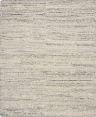 Calvin Klein  Agadir 10' x 14' Grey Ribbed Shag   Area Rug