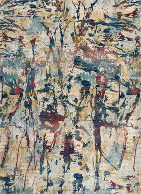 Nourison Fusion FSS10 Multicolor 10'x13' Oversized Plush Shag Rug