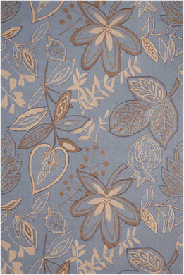 Nourison Fantasy FA21 Blue 8'x11'   Rug