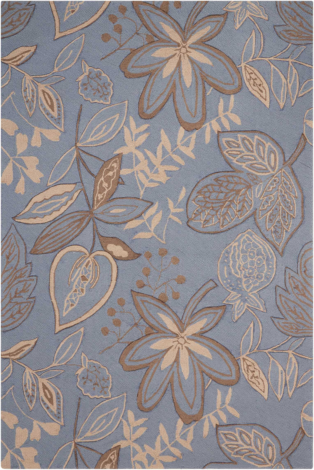 Nourison Fantasy FA21 Blue 8'x11'   Rug