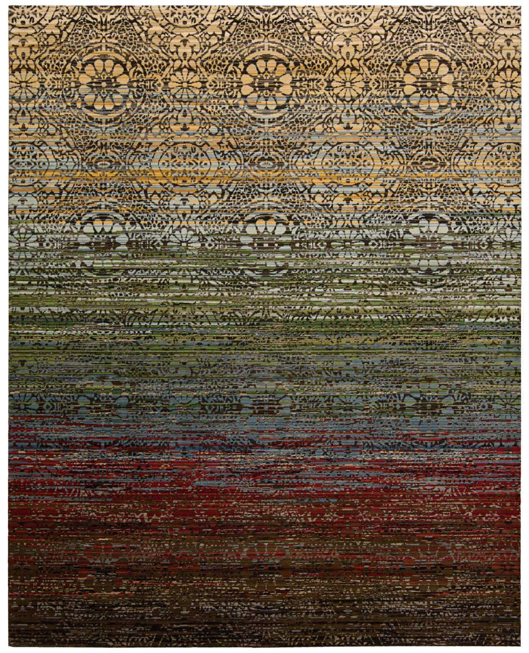 Nourison Rhapsody RH002 Multicolor 8'x10'   Rug