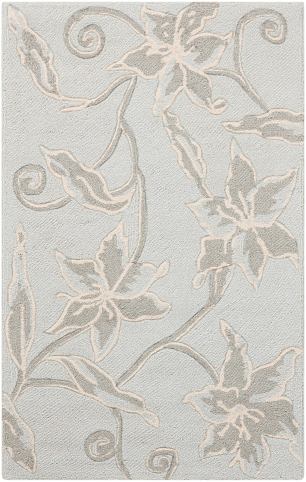 Nourison Fantasy FA01 Blue 3'x5'  Area Rug