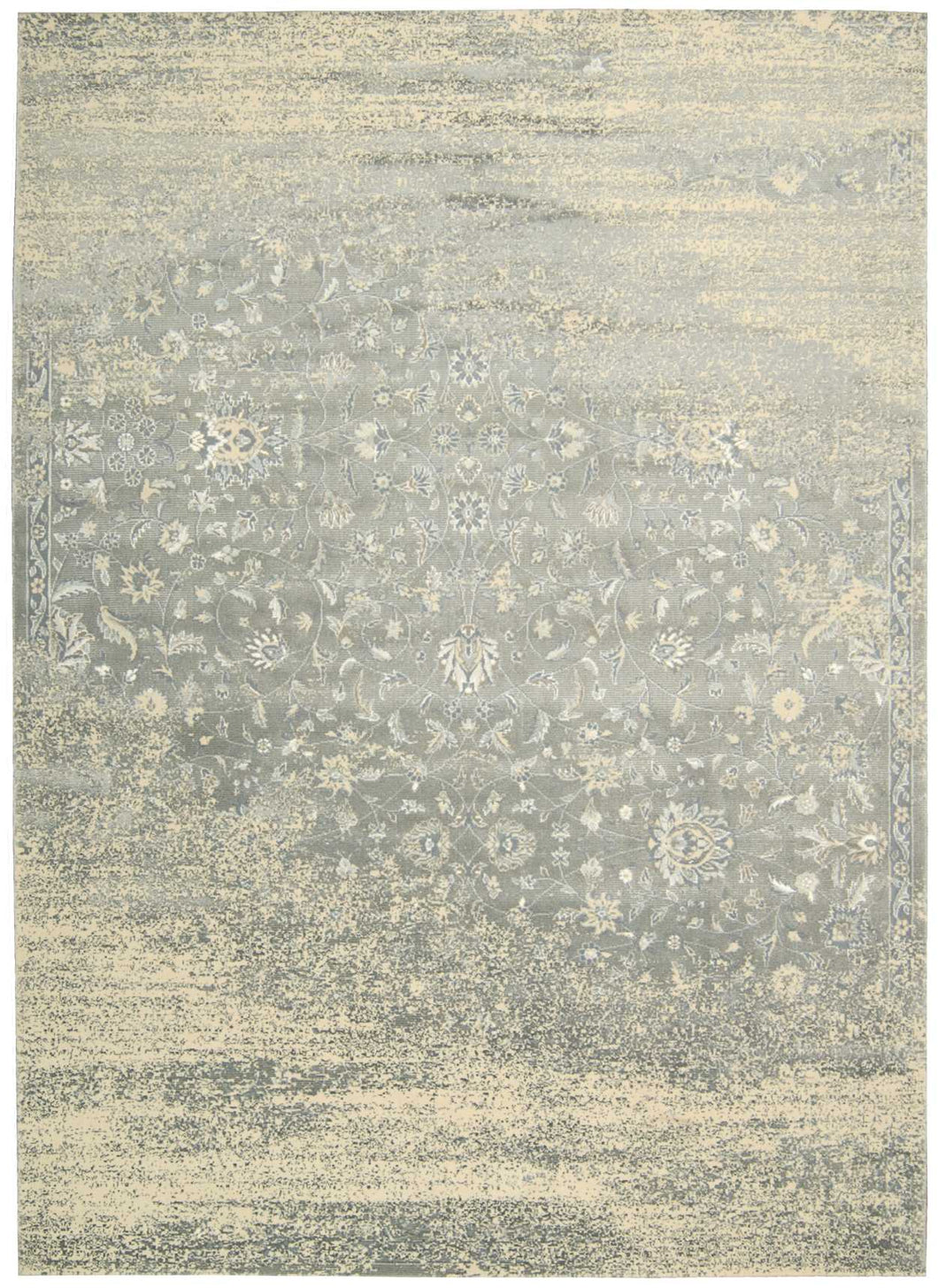 Nourison Luminance LUM10 Grey 4'x6'  Area Rug