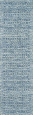 Nourison Marana MNN01 Blue 8' Runner Wool Hallway Rug