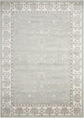 Nourison Euphoria EUP08 Silver 4'x6'  Area Rug