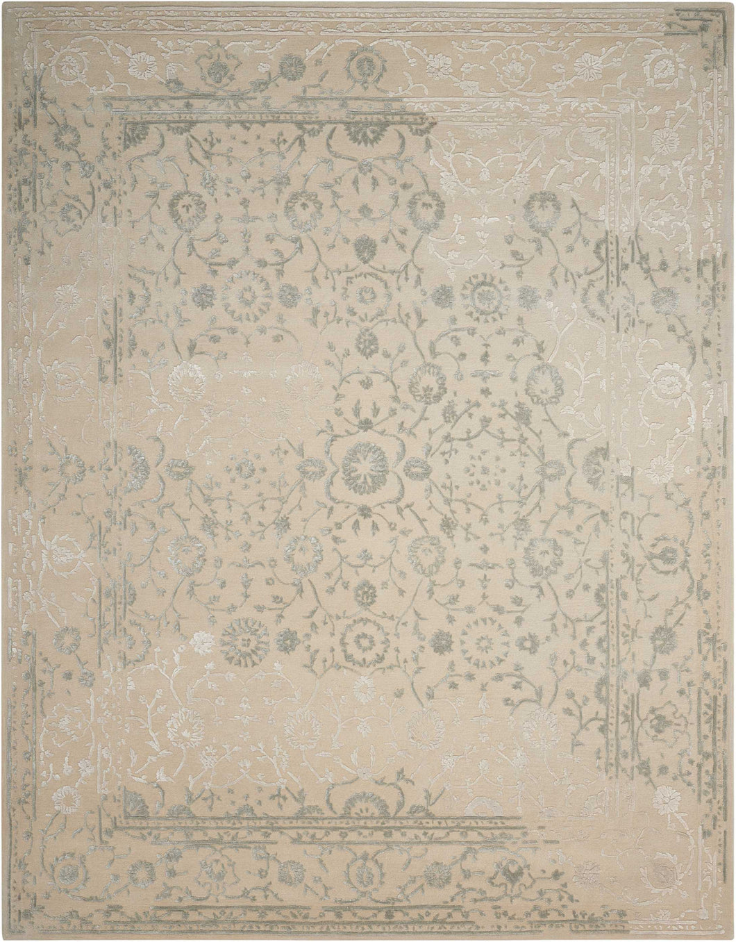 Nourison Opaline OPA11 Beige 4'x6'  Area Rug