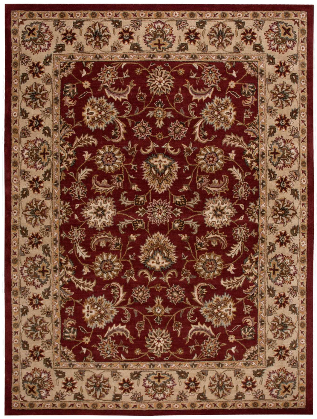 Nourison India House IH72 Red 8'x11'   Rug