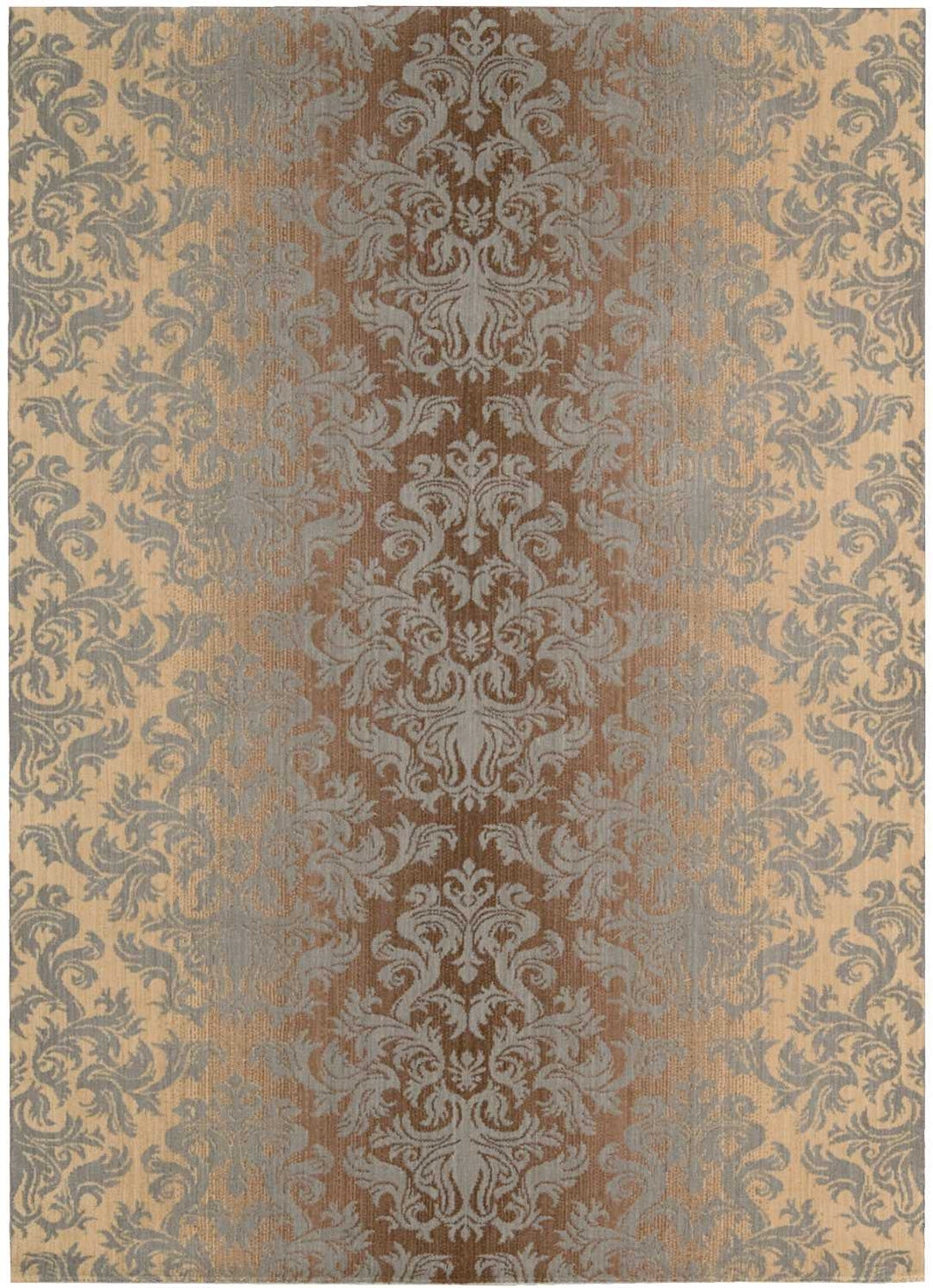 Nourison Riviera RI06 Brown 5'x8'  Area Rug