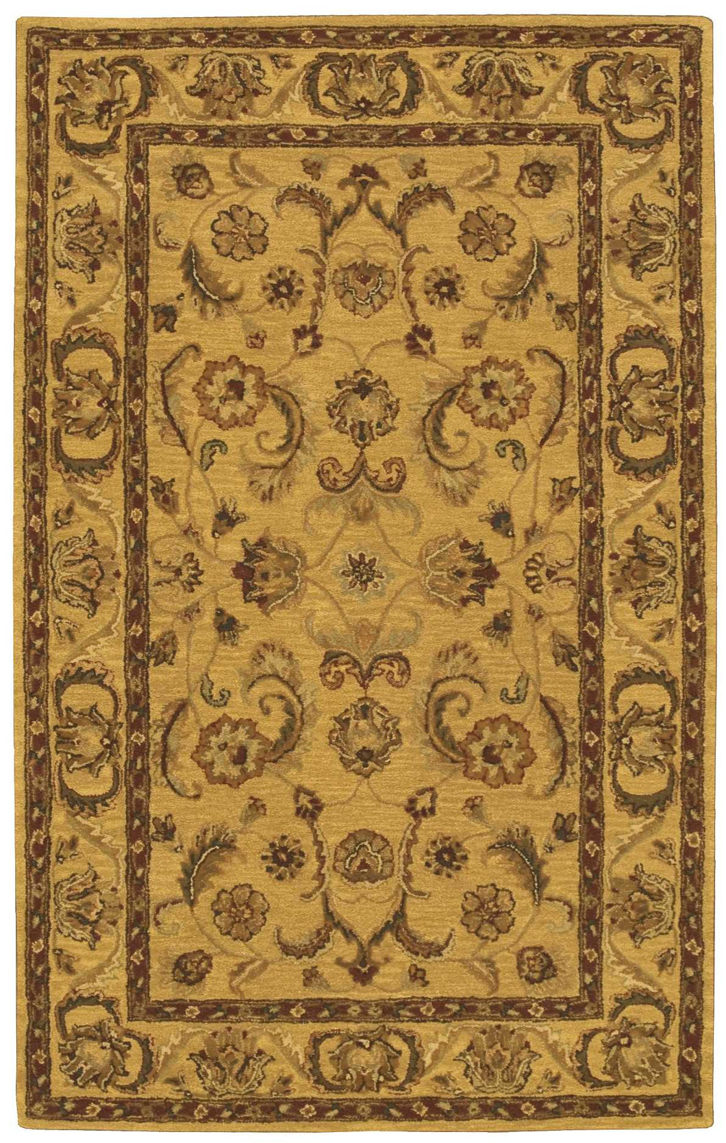 Nourison India House IH19 Yellow 5'x8'  Area Rug