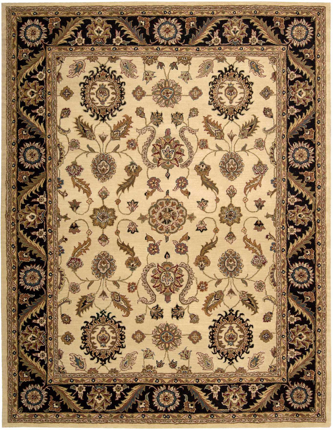 Nourison India House IH60 Beige 8'x11'   Rug