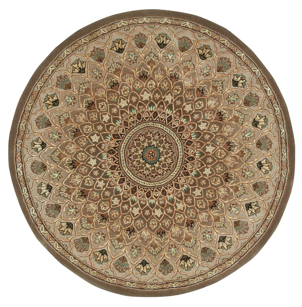 Nourison 2000 2262 Multicolor 4' Round  Area Rug