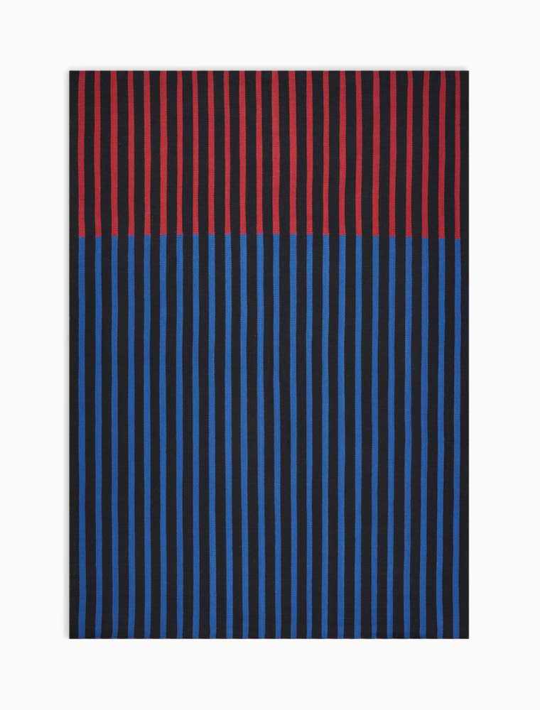 Calvin Klein Nashville CK752 Red Blue and Black 8'x10' Large  Rug