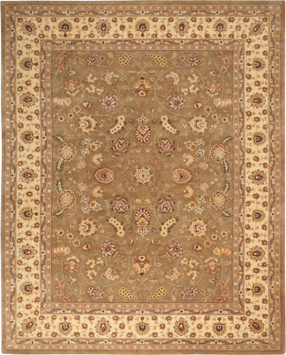 Nourison 2000 2003 Olive 9'x12'  Area Rug