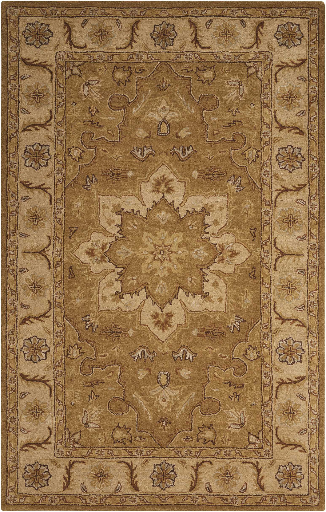Nourison India House IH66 Green 4'x6'  Area Rug