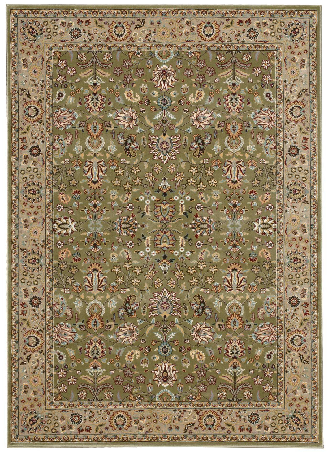 kathy ireland Home Antiquities ANT04 Green 8'x11'   Rug
